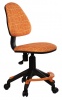 Кресло детское Бюрократ KD-4-F/GIRAFFE оранжевый жираф