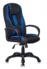 Кресло игровое Бюрократ VIKING-9/BL+BLUE черный/синий