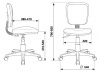 Кресло детское Бюрократ CH-W204NX/15-118 салатовый
