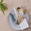 Набор столовых приборов Xiaomi Maison Maxx Stainless Steel Modern Flatware Set Золотистый