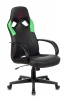 Кресло игровое Бюрократ ZOMBIE RUNNER черный/зеленый