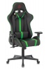 Кресло игровое Бюрократ VIKING ZOMBIE A4 GN черный/зеленый