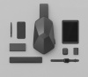 Сумка-рюкзак Xiaomi Tajezzo Beaborn Polyhedron Chest Bag Черная (B-CPACK-0201)