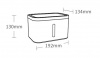 Держатель для туалетной бумаги Xiaomi DiiiB Aluminum Toilet Paper Holders Черный (DXGJ005-2)