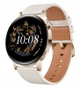 Смарт часы Huawei Watch GT 3 (42 mm) Золотистые/белая кожа (MIL-B19)