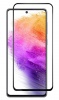 Защитное стекло PERO для Samsung Galaxy A73 (полноклеевое, чёрная рамка)