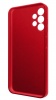 Чехол для смартфона Samsung Galaxy A13 4G, BoraSCO, красный (soft-touch, микрофибра)