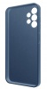 Чехол для смартфона Samsung Galaxy A13 4G, BoraSCO, синий (soft-touch, микрофибра)