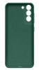 Чехол для смартфона Samsung Galaxy S22, BoraSCO, зелёный опал (soft-touch, микрофибра)