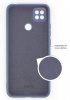 Чехол для смартфона Xiaomi Redmi 9C, PERO, серый (liquid silicone)