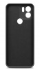 Чехол для смартфона Xiaomi Redmi A1+, BoraSCO, чёрный (soft-touch, микрофибра)