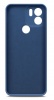 Чехол для смартфона Xiaomi Redmi A1+, BoraSCO, синий (soft-touch, микрофибра)