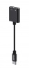 Адаптер PERO AD10 USB Type-C - Type-C/Jack 3.5мм Black