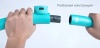 Умный складной обруч Xiaomi Move It Smart Thin Waist Hula Hoop Фиолетовый/Голубой