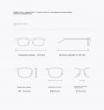 Компьютерные очки Xiaomi Mijia Anti-blue light glasses HMJ03RM Черный / Black