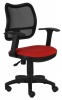 Кресло Бюрократ CH-797AXSN/26-22 спинка сетка черный сиденье красный