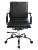 Кресло руководителя Бюрократ CH-993-Low/Black низкая спинка черный