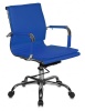 Кресло руководителя Бюрократ CH-993-Low/blue низкая спинка синий