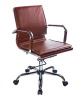Кресло руководителя Бюрократ CH-993-Low/Brown низкая спинка коричневый