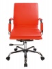 Кресло руководителя Бюрократ CH-993-Low/Red низкая спинка красный