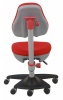 Кресло детское Бюрократ KD-2/R/TW-97N красный (красный пластик ручки)