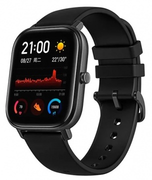 Смарт часы Xiaomi Amazfit GTS Smart Watch Черные (A1914)