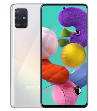 Смартфон Samsung Galaxy A51 6/128Gb Белый