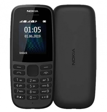 Телефон Nokia 105 SS (2019) Чёрный