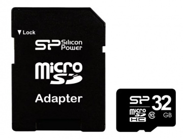Карта памяти Micro Secure Digital HC/10 32Gb Silicon Power