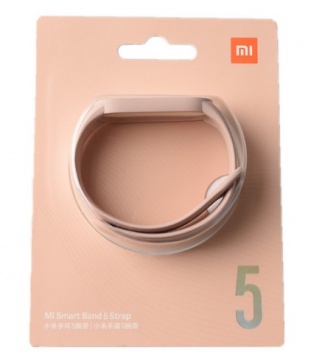 Ремешок Xiaomi Mi Smart Band 5 Strap Pink