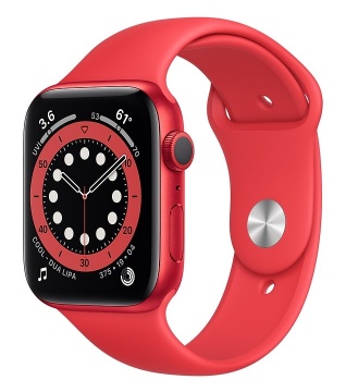Смарт часы Apple Watch Series 6 GPS 44мм Aluminum Case with Sport Band