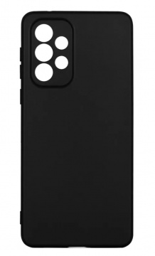 Чехол для смартфона Samsung Galaxy A73 5G, BoraSCO, чёрный (силикон)