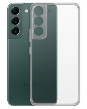 Чехол для смартфона Samsung Galaxy S22, BoraSCO, прозрачный (силикон)