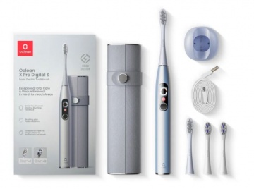 Зубная электрическая щетка Xiaomi Oclean X Pro Digital Set Серебряный/Glamour Silver