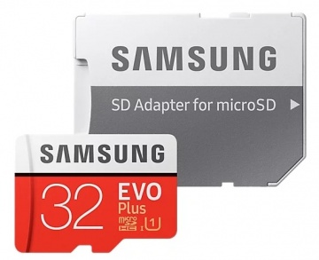 Карта памяти Micro Secure Digital HC/10 32Gb Samsung Evo Plus